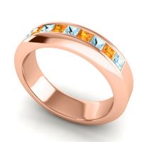 Men's Princess Channel Set 6mm Band
