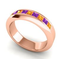 Men's Princess Channel Set 6mm Band
