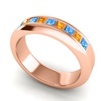 Men's Princess Channel Set 6mm Band