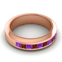 Men's Princess Channel Set 6mm Band
