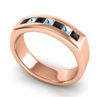 Men's Princess Channel Art-Deco 6.5mm Band