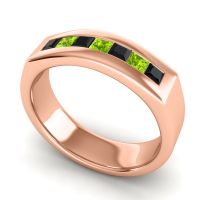 Men's Princess Channel Art-Deco 6.5mm Band
