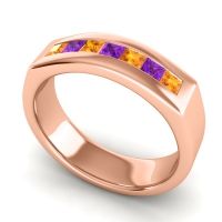 Men's Princess Channel Art-Deco 6.5mm Band
