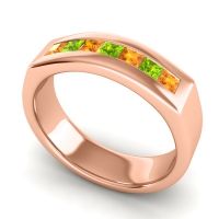 Men's Princess Channel Art-Deco 6.5mm Band