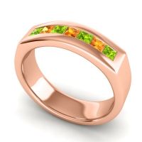Men's Princess Channel Art-Deco 6.5mm Band