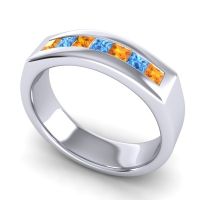 Men's Princess Channel Art-Deco 6.5mm Band