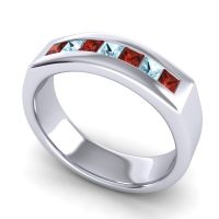 Men's Princess Channel Art-Deco 6.5mm Band