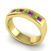 Men's Princess Channel Art-Deco 6.5mm Band