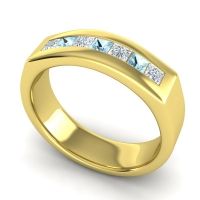 Men's Princess Channel Art-Deco 6.5mm Band