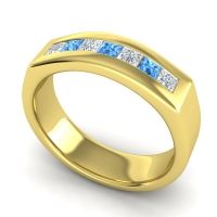 Men's Princess Channel Art-Deco 6.5mm Band