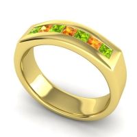 Men's Princess Channel Art-Deco 6.5mm Band