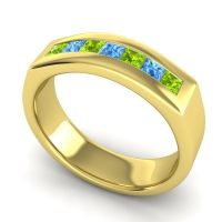 Men's Princess Channel Art-Deco 6.5mm Band