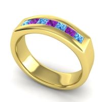Men's Princess Channel Art-Deco 6.5mm Band