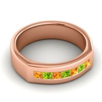 Men's Princess Channel Art-Deco 6.5mm Band