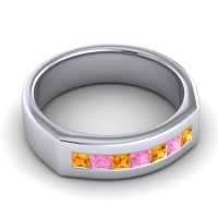 Men's Princess Channel Art-Deco 6.5mm Band