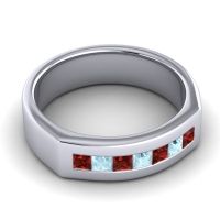 Men's Princess Channel Art-Deco 6.5mm Band