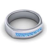 Men's Princess Channel Art-Deco 6.5mm Band