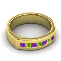 Men's Princess Channel Art-Deco 6.5mm Band