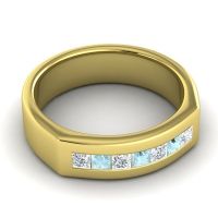 Men's Princess Channel Art-Deco 6.5mm Band
