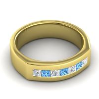 Men's Princess Channel Art-Deco 6.5mm Band