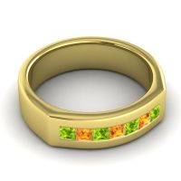 Men's Princess Channel Art-Deco 6.5mm Band