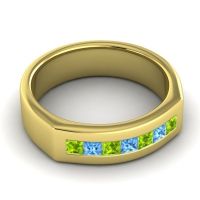 Men's Princess Channel Art-Deco 6.5mm Band