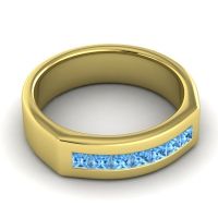Men's Princess Channel Art-Deco 6.5mm Band