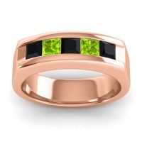 Men's Channel Art-Deco 6.5mm Band