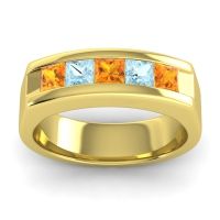 Men's Channel Art-Deco 6.5mm Band