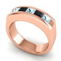 Men's Channel Art-Deco 6.5mm Band
