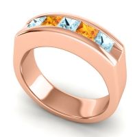 Men's Channel Art-Deco 6.5mm Band
