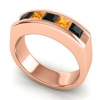 Men's Channel Art-Deco 6.5mm Band