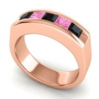 Men's Channel Art-Deco 6.5mm Band