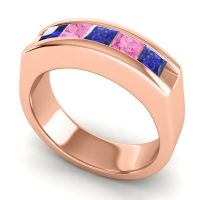 Men's Channel Art-Deco 6.5mm Band
