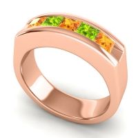 Men's Channel Art-Deco 6.5mm Band