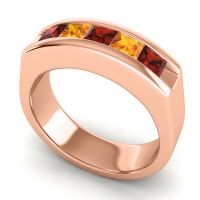 Men's Channel Art-Deco 6.5mm Band