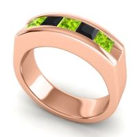Men's Channel Art-Deco 6.5mm Band