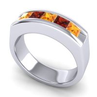 Men's Channel Art-Deco 6.5mm Band