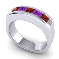 Men's Channel Art-Deco 6.5mm Band