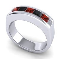Men's Channel Art-Deco 6.5mm Band