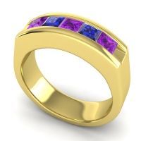 Men's Channel Art-Deco 6.5mm Band