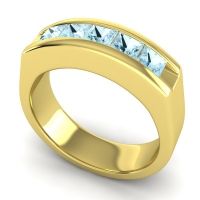 Men's Channel Art-Deco 6.5mm Band