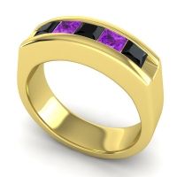 Men's Channel Art-Deco 6.5mm Band