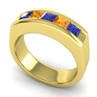 Men's Channel Art-Deco 6.5mm Band