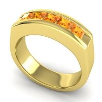 Men's Channel Art-Deco 6.5mm Band