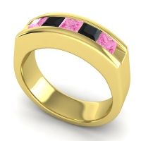 Men's Channel Art-Deco 6.5mm Band