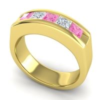 Men's Channel Art-Deco 6.5mm Band
