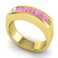 Men's Channel Art-Deco 6.5mm Band