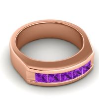 Men's Channel Art-Deco 6.5mm Band