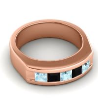 Men's Channel Art-Deco 6.5mm Band